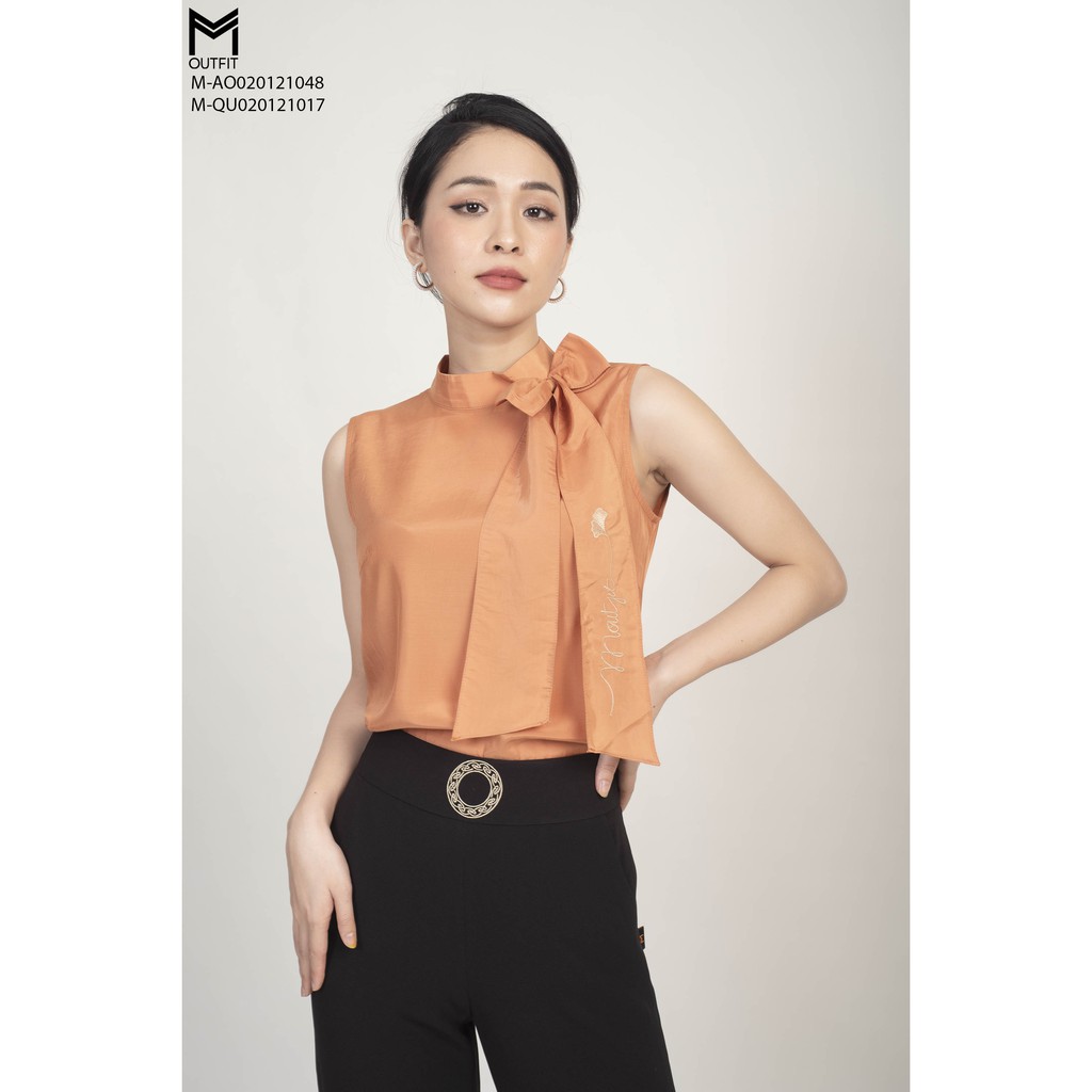 Áo sát nách cổ đứng MMOutfit M-AO020121048