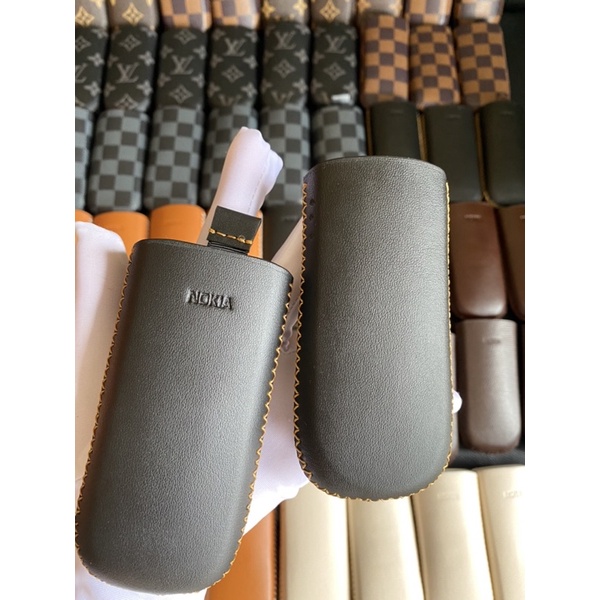 Bao da điện thoại Nokia 8800 mới nhất // bao da 8800 dây rút // bao da bò cầm tay