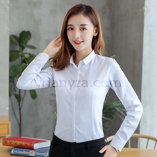Áo Sơ Mi Nữ Dấu Cúc Cổ Đức H-8531