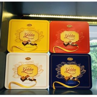 Socola hỗn hợp Cacao golden Double Twist hiệu Lale 200g Hộp sắt
