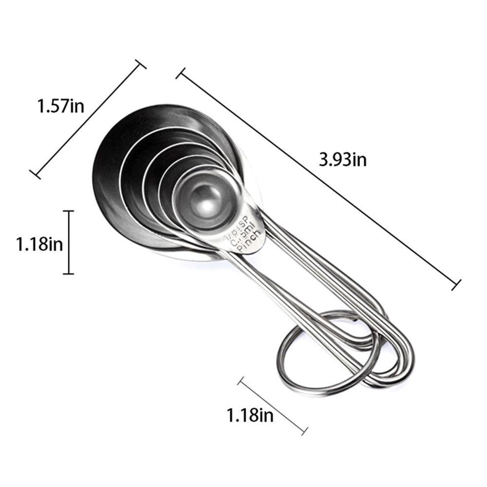 Muỗng Đo Lường Gia Vị Bằng Thép Không Gỉ Cho Nhà Bếp