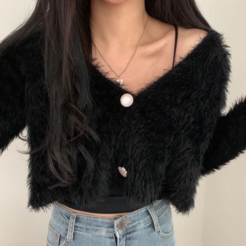 [SẴN]Áo croptop lông tay dài phong cách ulzzang thu đông SAM SAM BOUTIQUE | BigBuy360 - bigbuy360.vn