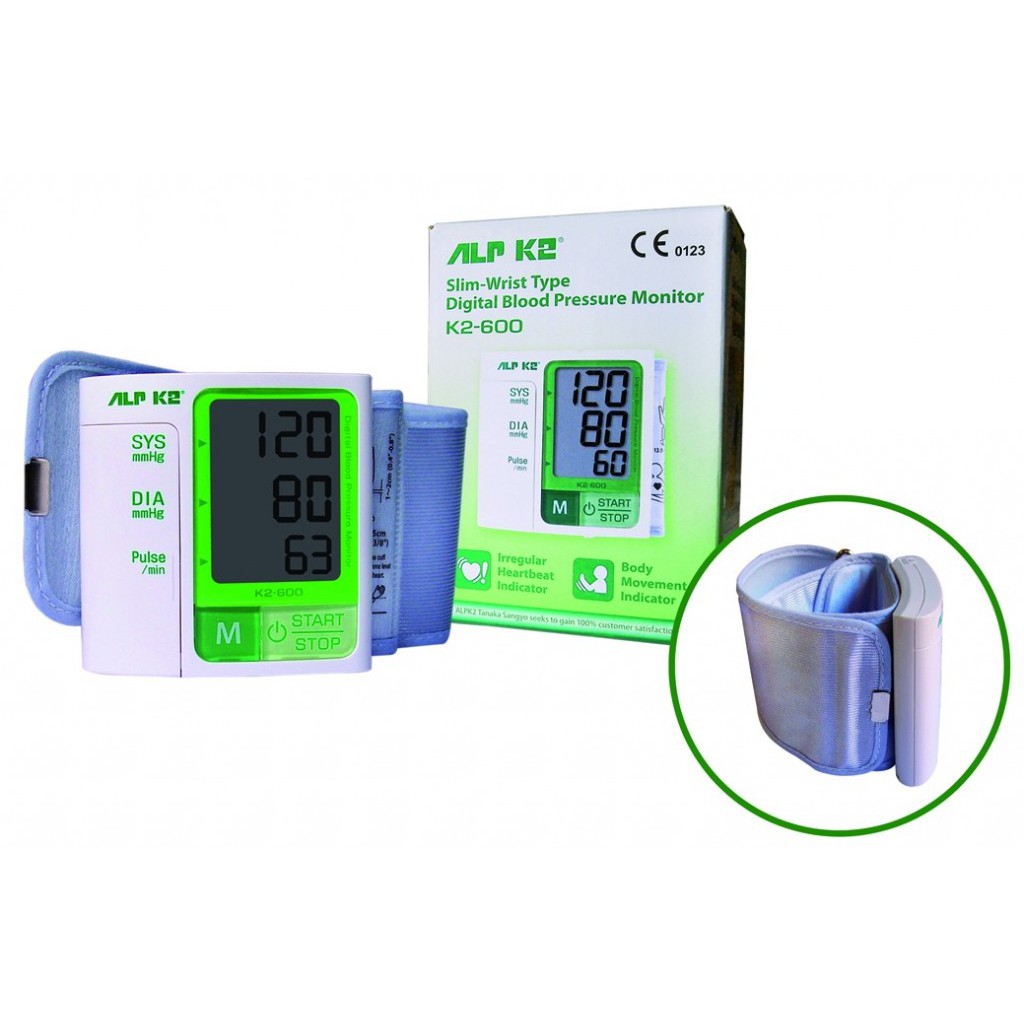 MÁY ĐO HUYẾT ÁP CỔ TAY ALPK2 K2-600-MADE IN JAPAN