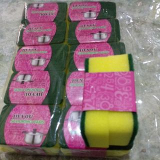 Combo 2 miếng mút rửa chén - 2 MẶT CƯỚC XANH VÀ MÚT