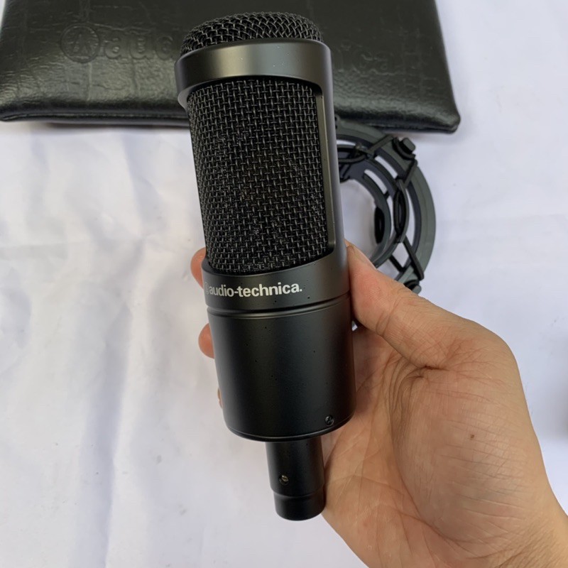 bộ mic hát thu âm livestream online cao cấp icon proMic audio technica 2035 kèm phụ ki