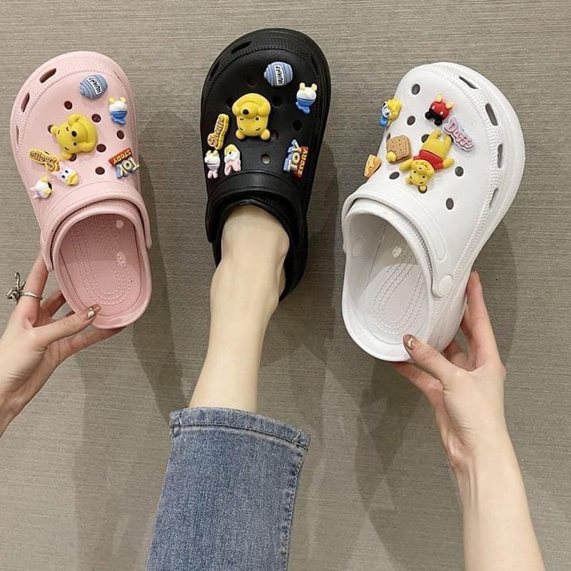 Dép crocs gấu Pooh kute