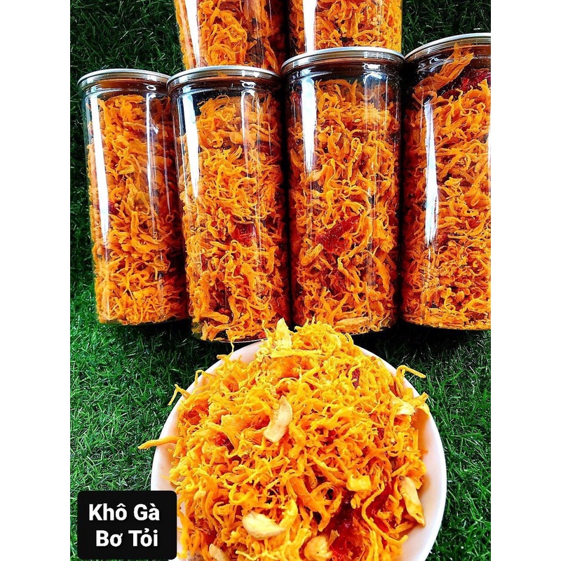 Khô Gà Bơ Tỏi Thơm Ngon Khó Cưỡng Hũ 300gr