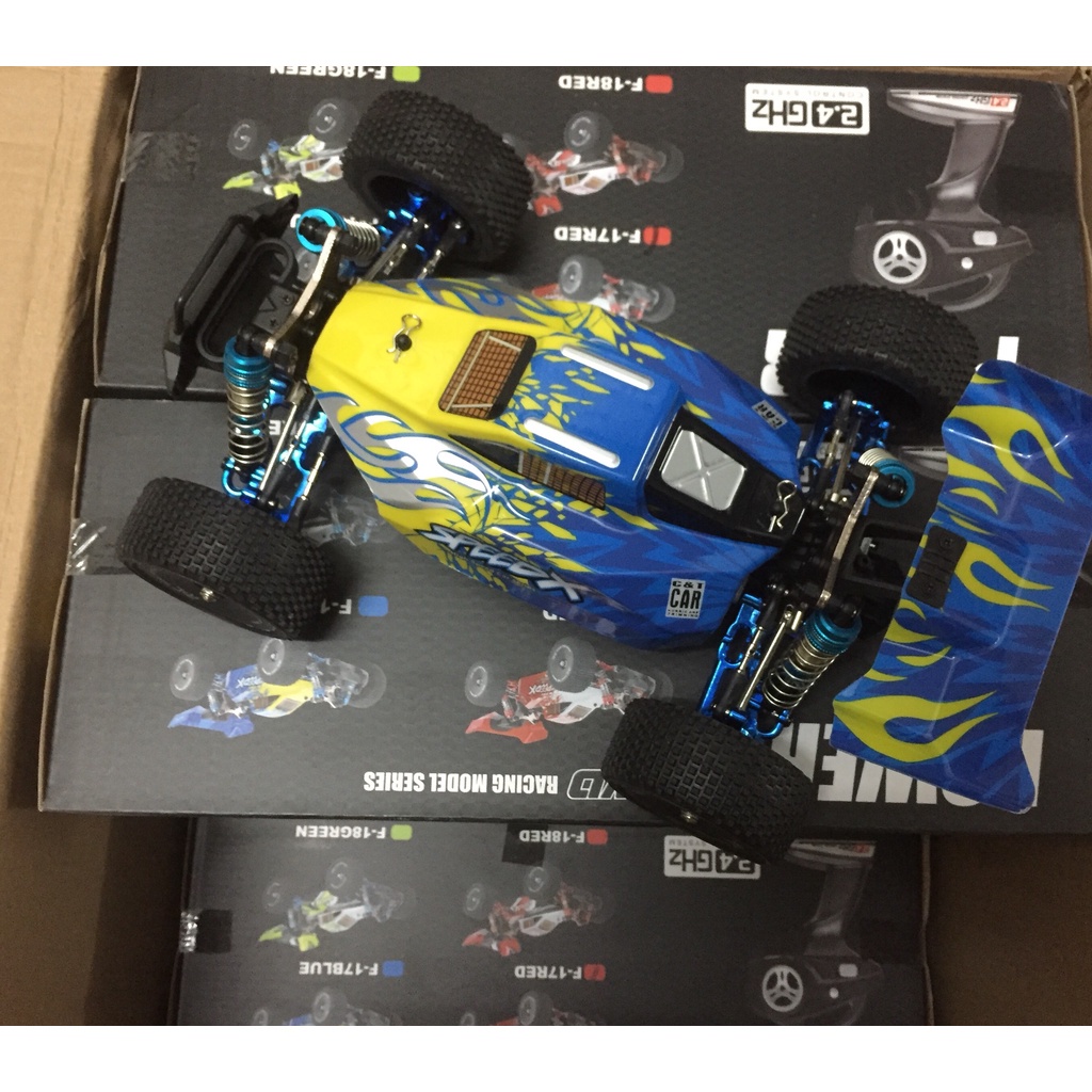 Xe đua điều khiển từ xa Buggy speedX 1/14 mô hình xe RC  XLF F17 70km/h khung full metal kim loại động cơ Brushless f 17