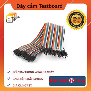 Dây cắm test board đực –đực 20 cm - dây board test đực–đực