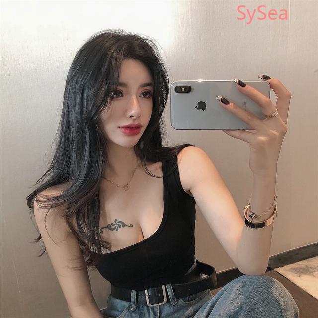 Women White Shirt Summer Half-shoulder Sexy Tops