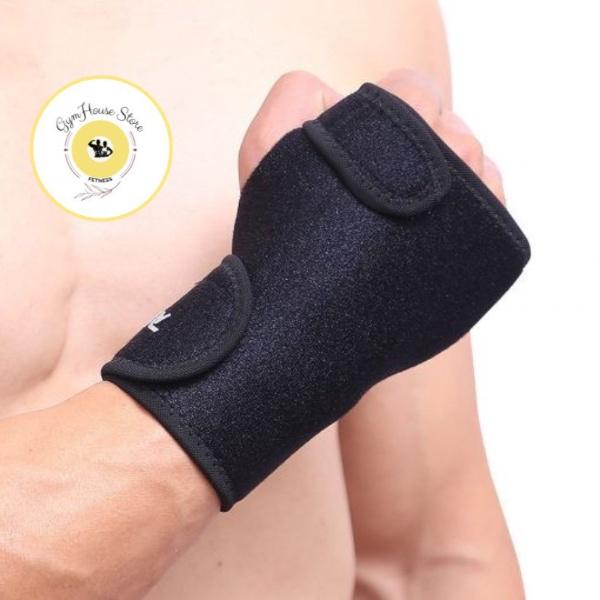 Băng Cổ Tay / Đai Nẹp Cố Định Khớp Cổ Tay / Găng Tay Cuốn Có Miếng Kẽm Bảo Vệ Chống Trượt AL Mã 1676