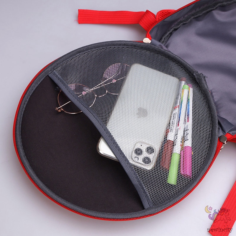 Balo Đi Học Hình Tròn Họa Tiết Hoạt Hình Phong Cách Hàn Quốc Cho Trẻ Em