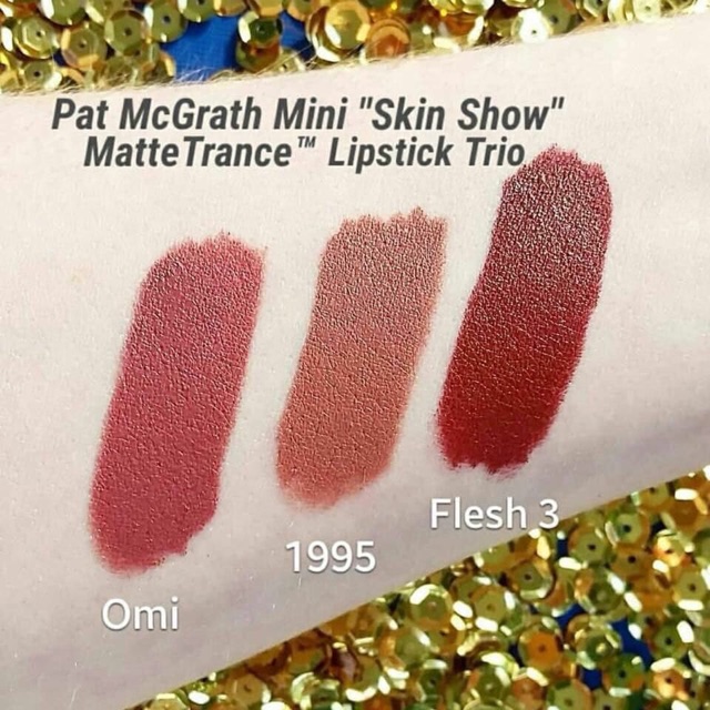 Set son nude thần thánh của Pat McGrath - Labs mini MatteTrance - Omi, 1995, Flesh 3