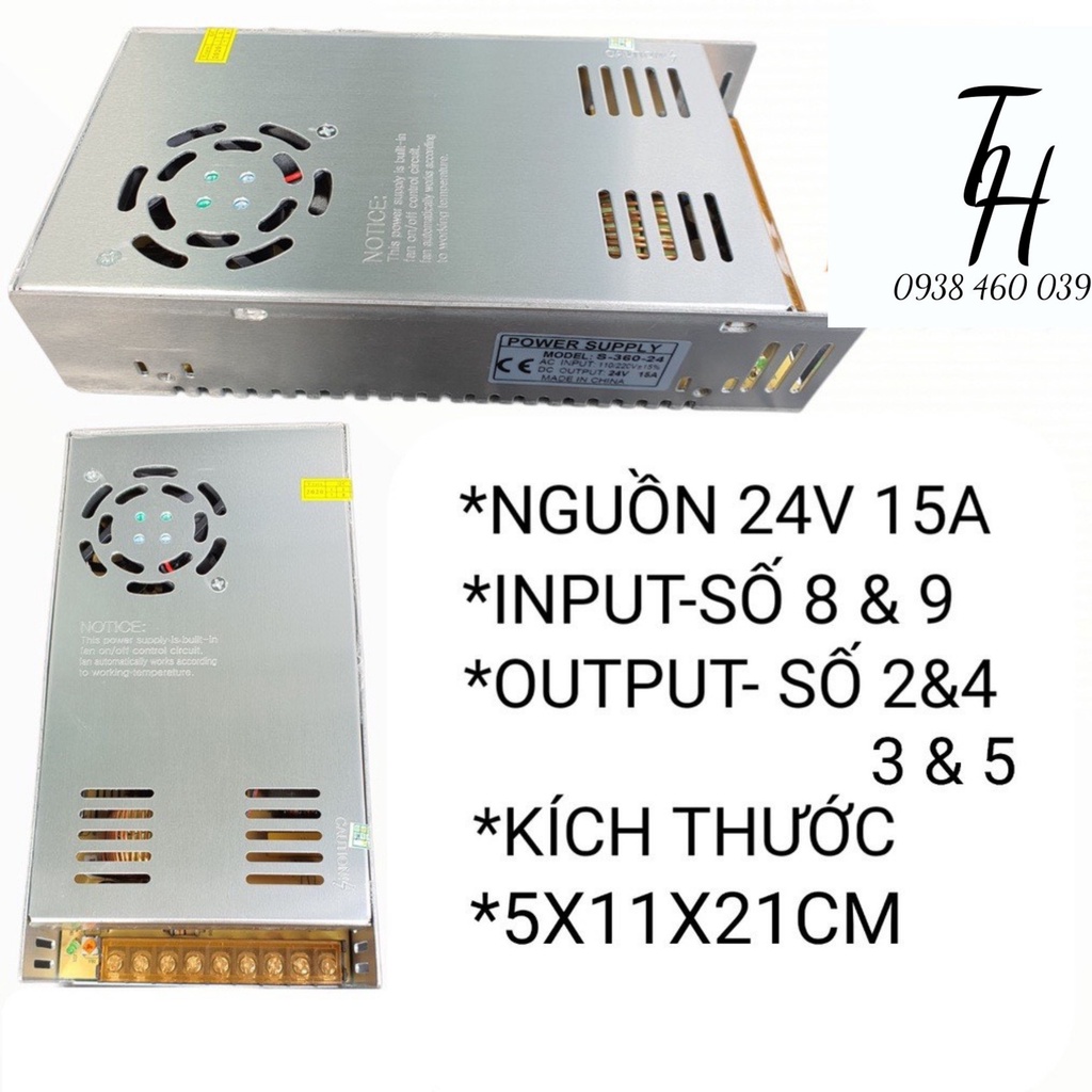 Nguồn tổ ong 24v- 3A,5A,10A,15A,20A