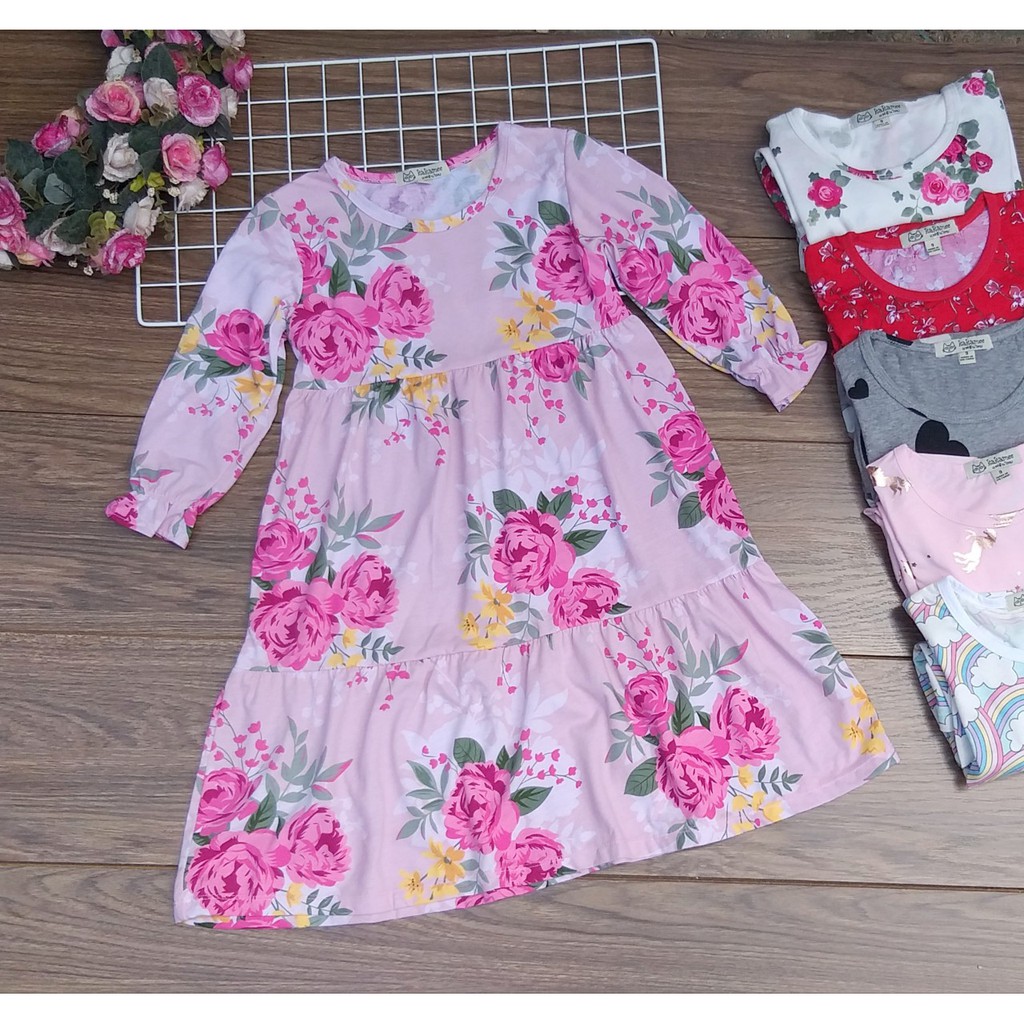 Đầm bé gái size đại 9-14t