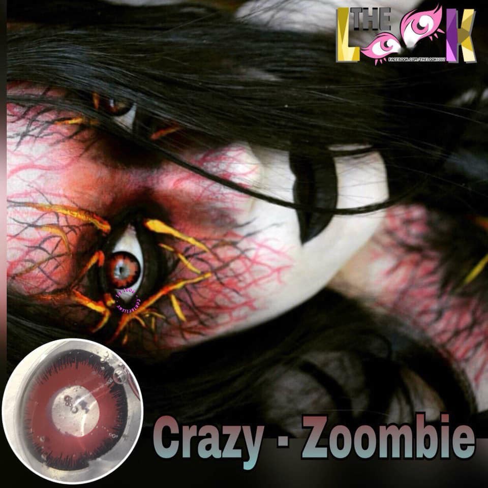 LENS COSPLAY - MÀU RED - ZOMBIE