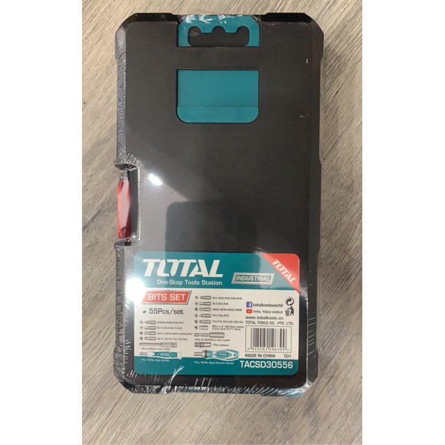 Bộ 55 Tua Vít Tự Động Đa Năng TOTAL TACSD30556 - Thiết Bị Dụng Cụ Sửa Chữa Đa Năng