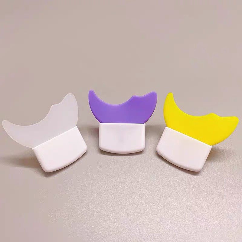 Miếng đệm Silicone hỗ trợ kẻ mắt chuốt mi mascara tiện lợi Pad rửa mặt Silicon PHUK107