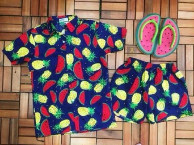 Bộ TRAI CÂY CHO NHÓM. CHẤT KATE THÁI LOẠI 1. SALE 70/1 BỘ