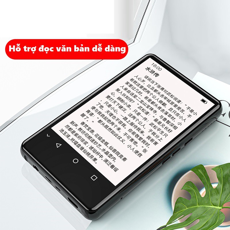 Máy nghe nhạc trực tuyến MP3 RUIZU H6 Màn hình cảm ứng Kết nối Wifi Bluetooth Dung lượng 8GB