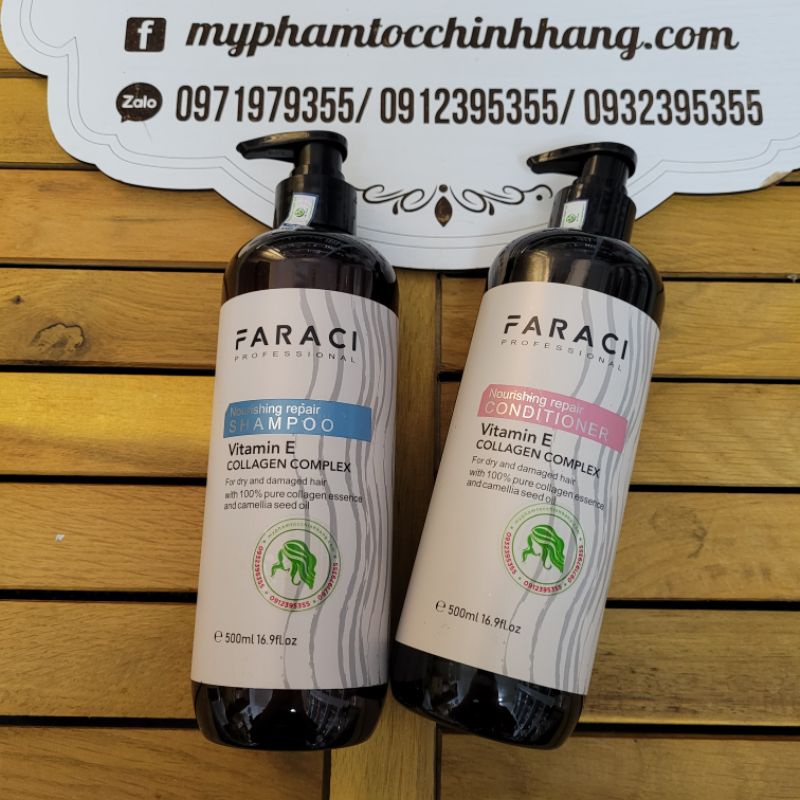 DẦU GỘI XẢ PHỤC HỒI TÓC FARACI 500ml