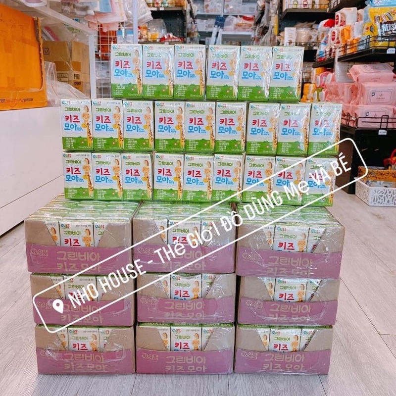 Sữa Tươi Greenbia Hi-kids Hàn Quốc Hộp 150ml tăng cân tăng cao cho bé 1y+