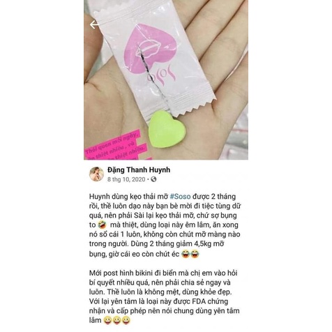 KẸO THẢI MỠ SOSO CHÍNH HÃNG - 10187