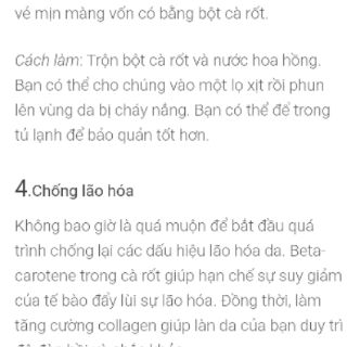 Bột cà rốt nguyên chất AT's Beauty
