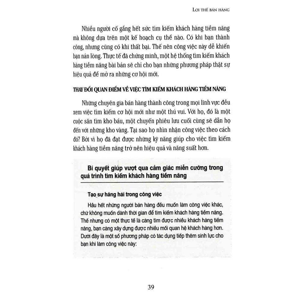 Sách- Lợi Thế Bán Hàng (Firstnews Trí Việt)