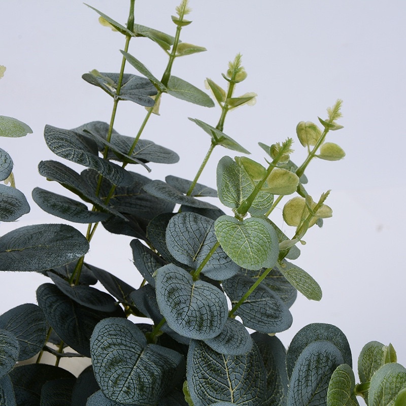 Cụm lá táo 16 nhánh- Lá táo mốc — Hoa giả- Trang trí- Cắm bình