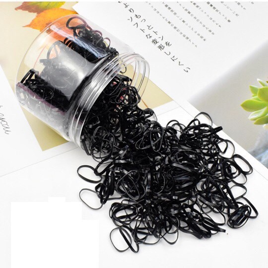 Chun Buộc Tóc Nhiều Màu Lọ 500 Sợi