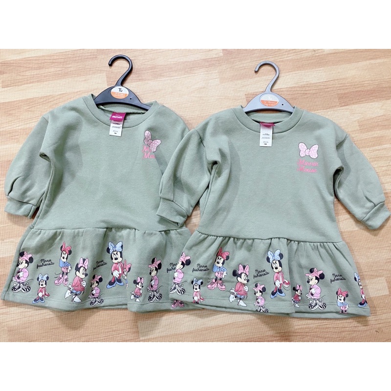 Váy nỉ mickey cho bé- ảnh thật