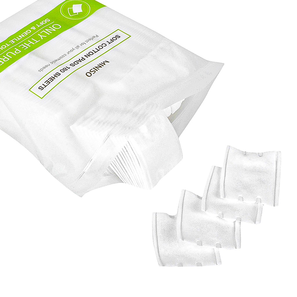 Bông tẩy trang Miniso 180 miếng  - Hàng chính hãng
