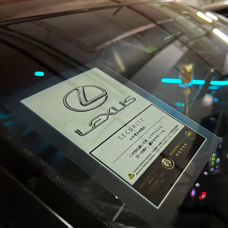 Miếng Dán Tĩnh Điện Trang Trí Kính Chắn Gió Xe Hơi Honda Toyota Nissan BMW Mercedes benz Mazda