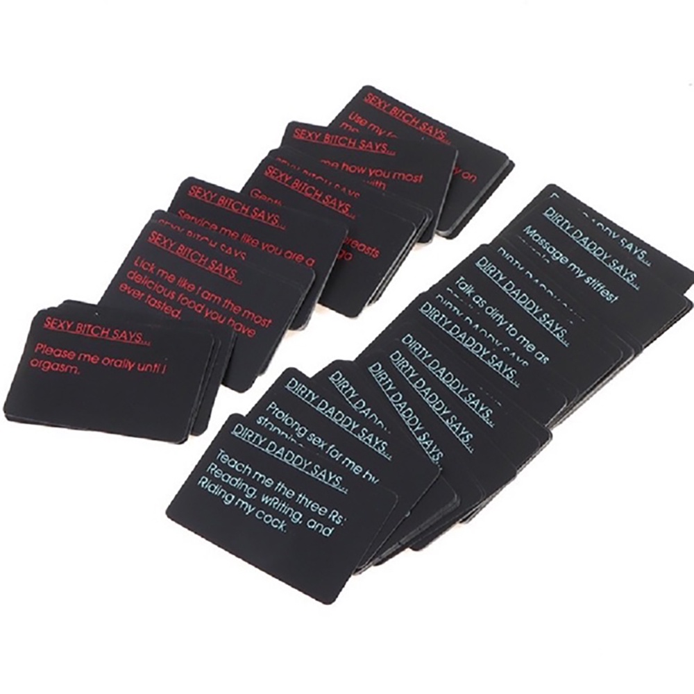 [Che Tên] Bộ Bài Tình Yêu Bedroom Commands Cards Dành Cho Cặp Đôi Board Game Các Tư Thế Vui Vẻ C-BG62