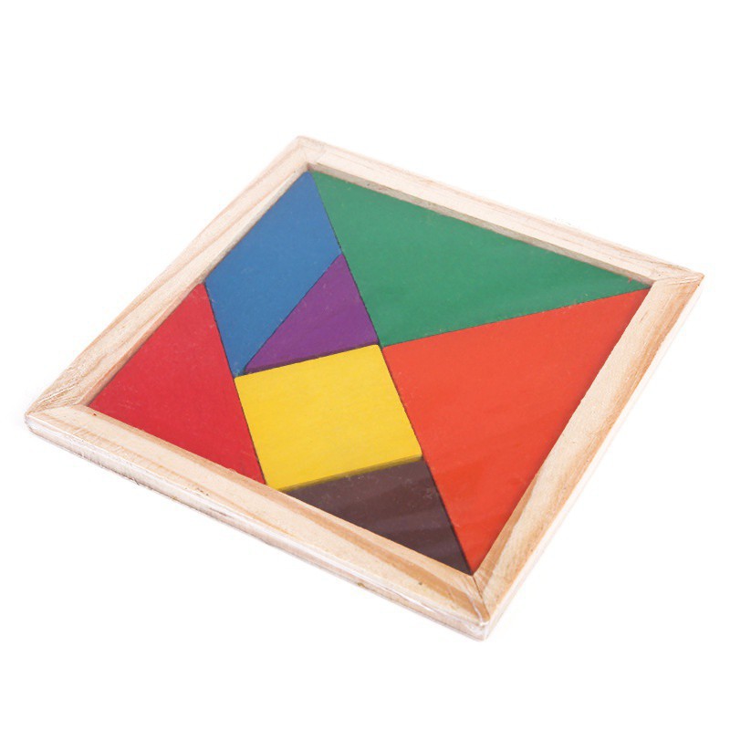 Bộ đồ chơi xếp hình bằng gỗ rèn luyện trí não cho trẻ