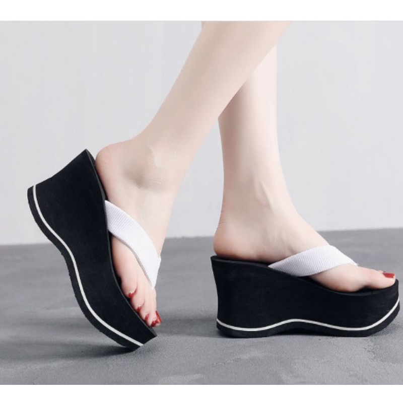 Dép kẹp xốp đế xuồng quai dù lượn sóng 10f
