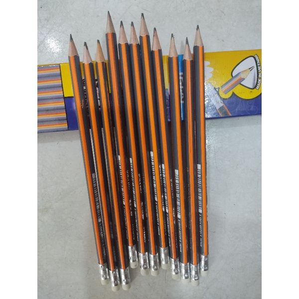 12 cây chì 2B có gôm
