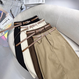 cv463- chân váy nhung tăm dài