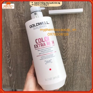 (Goldwell chính hãng) Dầu xả Siêu dưỡng màu GOLDWELL DUALSENSES COLOR EXTRA 1000ML