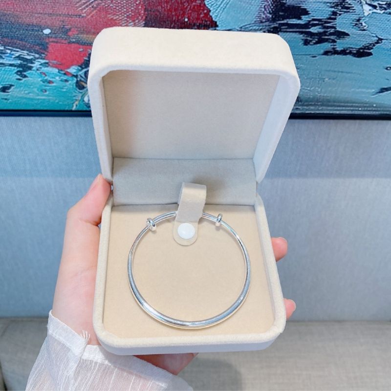 Lắc tay bạc S925 nam nữ - Vòng tay nam nữ bạc Ý - Lắc tay đôi basic, thanh lịch ZaZa.accessories