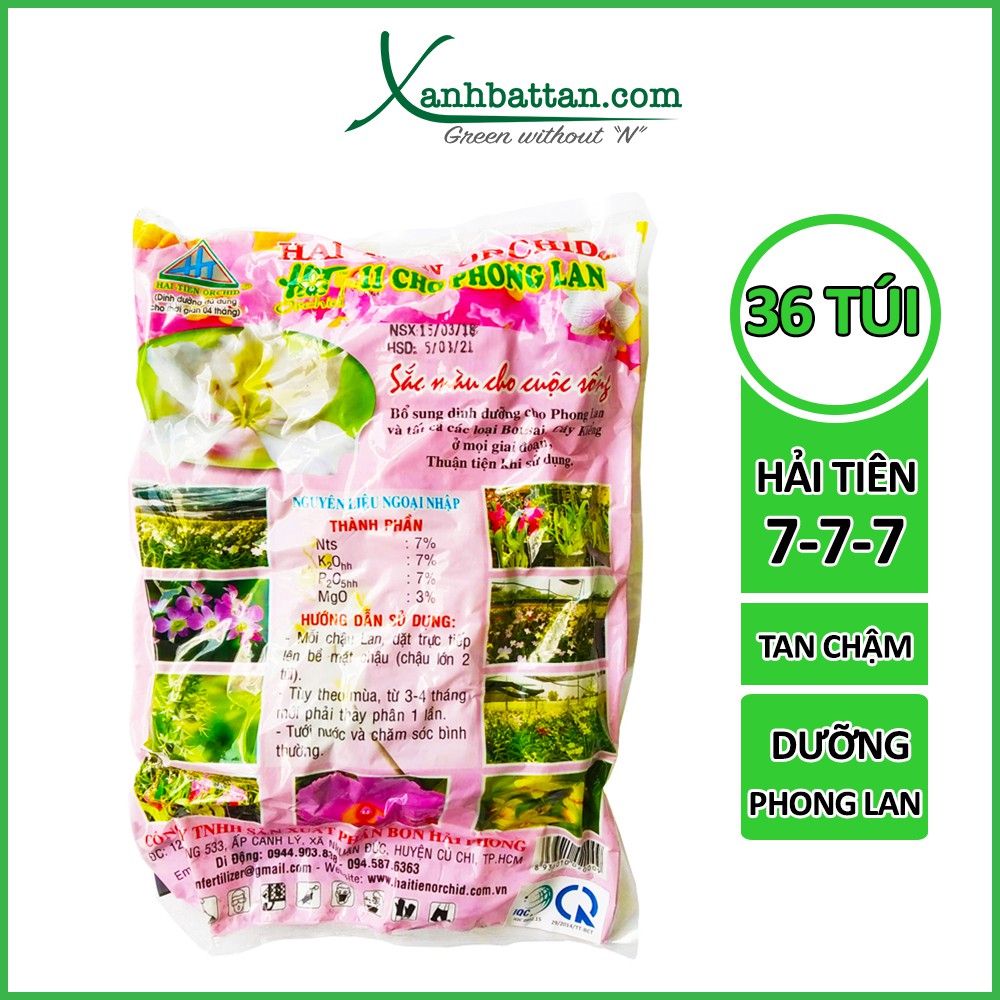 Phân Tan Chậm Bón Lan Hải Tiên 777, Dưỡng Lan, Phục Hồi Lan Sau Ra Hoa