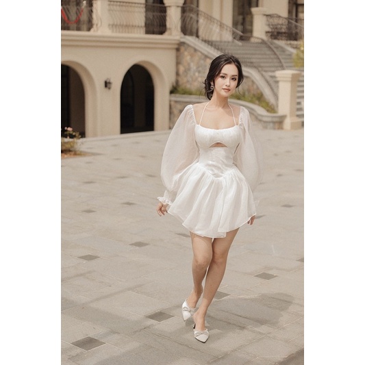 Đầm trắng Lilou