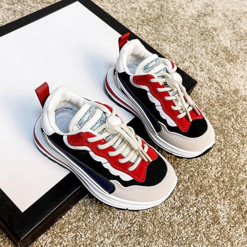 Giày Thể Thao Cột Dây Đế Dày Thoải Mái Chống Trượt Thời Trang Xuân Thu Cho Bé
