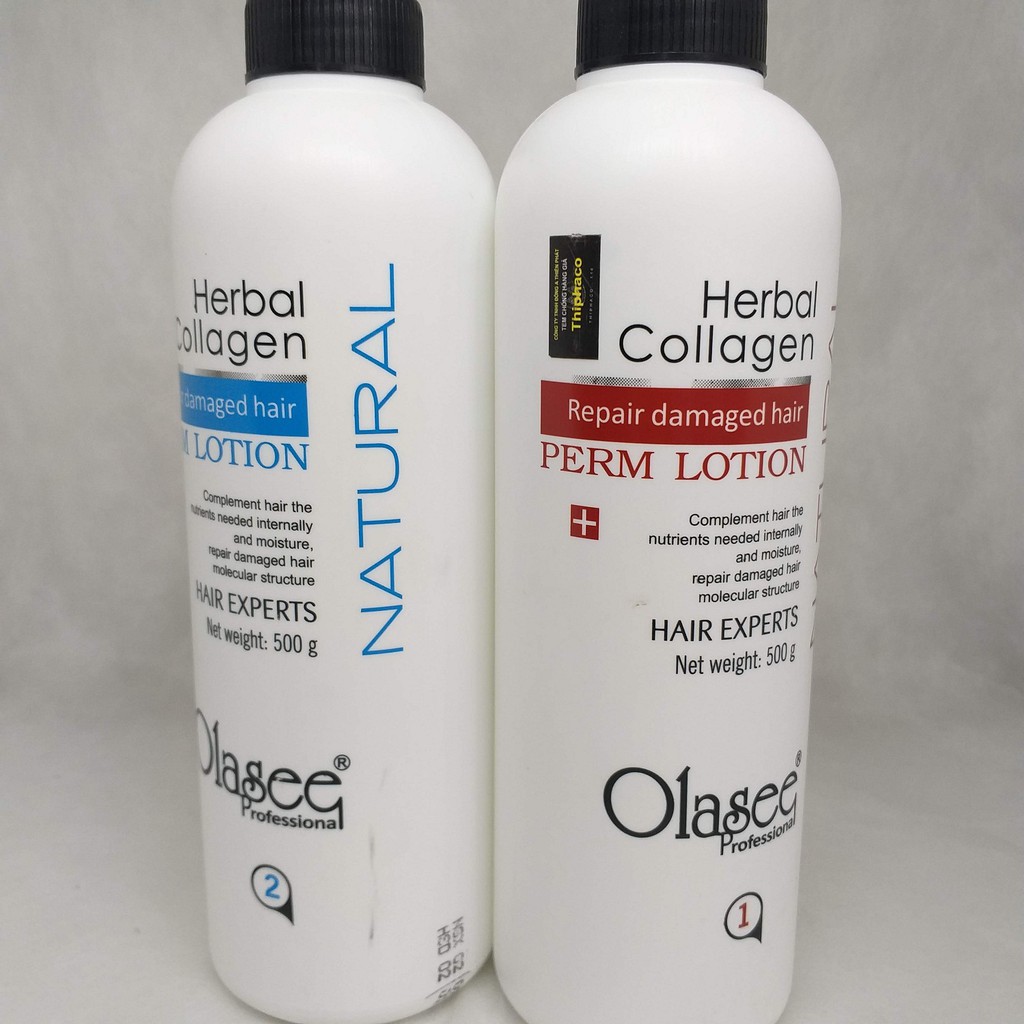 Kem uốn nóng Olasee Collagen 500ml x2