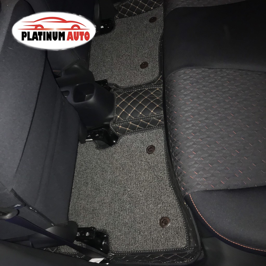 Thảm lót sàn ô tô 6D Honda Brio - Da PU cao cấp, Không mùi, Giảm 20% tiếng ồn