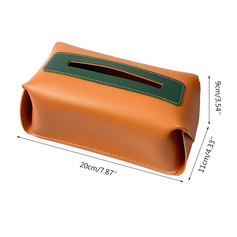 Hộp Đựng Khăn Giấy Bằng Da PU Hình Chữ Nhật Chống Nước Hiện Đại Trang Trí Nhà Tắm