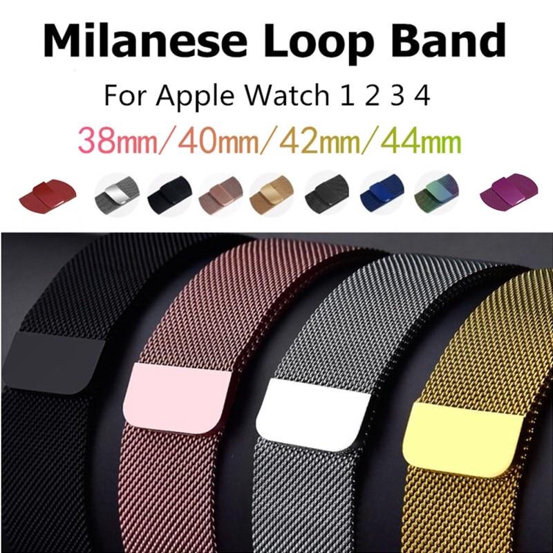 Watch Band Apple Watch Watch Series 6 SE 5 4 3 2 1 Watch Band 42mm 38mm 40mm 44mm IwatchMilanese Loop Bracelet