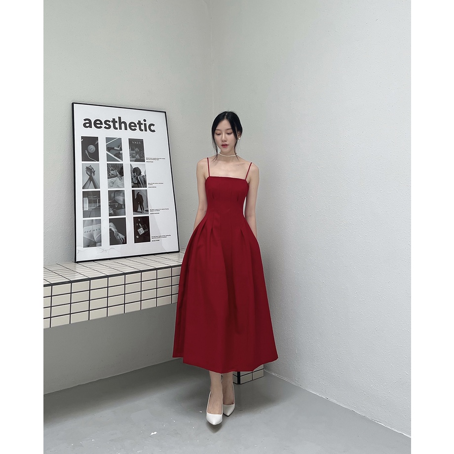 BBSTORE'S Đầm Hai Dây Dáng Xòe Dự Tiệc Sang Trọng  - TK133