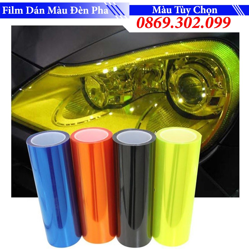 Film Dán Đèn Ô Tô Xe Máy Hàng Nhập Khẩu 60x30cm